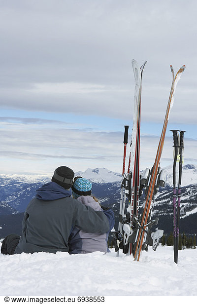 nehmen Skisport Pause