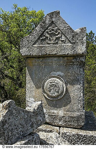 Nekropole  Termessos  antike Ruinenstätte  Türkei  Termessos  Türkei  Asien