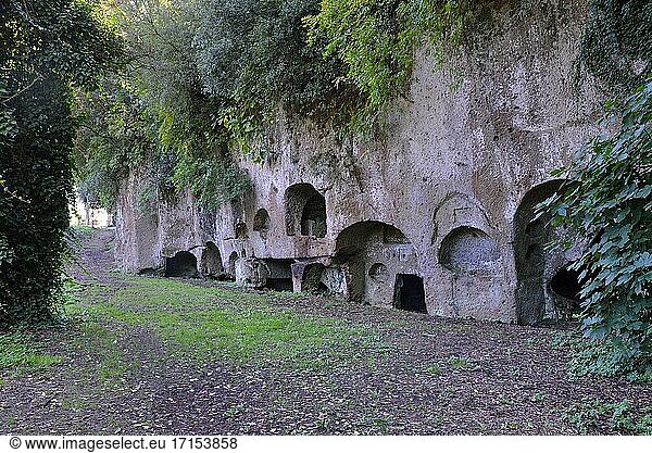 Nekropole von Sutri bei Viterbo in der Toskana  Italien