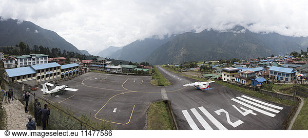 Nepal  Himalaya  Khumbu  Everest region  Lukla  airfield