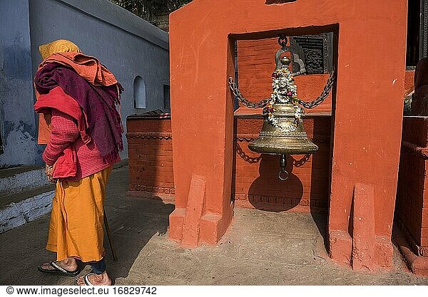 Nepali Mandir  einer der ältesten Hindu-Tempel in Varanasi  Uttar Pradesh  Indien