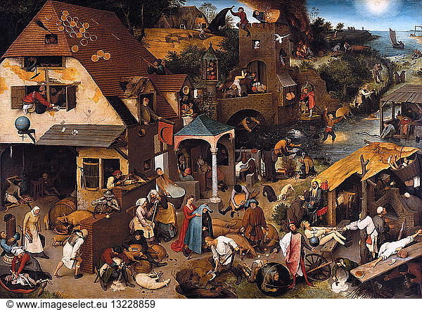 Netherlandish Proverbs' by Pieter Bruegel the Elder