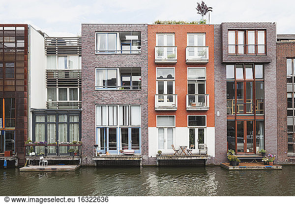 Netherlands  County of Holland  Amsterdam  Borneo Island  Scheepstimmermannstraat  Terraced houses