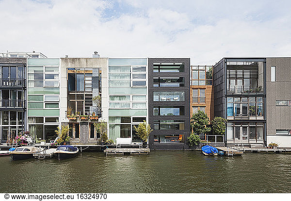 Netherlands  County of Holland  Amsterdam  Borneo Island  Scheepstimmermannstraat  Terraced houses