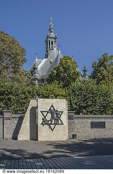 Netherlands  South Holland  The Hague  Jewish Monument in front of New Church
