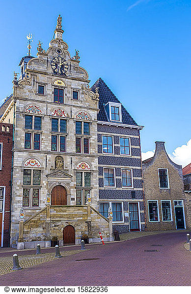 Netherlands  Zeeland  Schouwen-Duiveland  Brouwershaven  former townhall