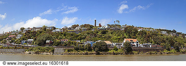 Neuseeland  Panoramablick auf Wanganui