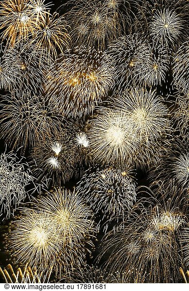 New Year's Eve Fireworks New Year's Eve Gold Golden Background New Year New New Backgrounds in Stuttgart  Germany  Europe