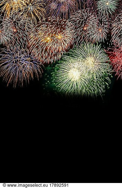New Year's Eve Fireworks New Year's Eve Text Free Space Copyspace Background New Year New New Backgrounds in Stuttgart  Germany  Europe