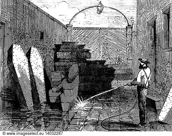 New York City Morgue  Bellevue Hospital  1868