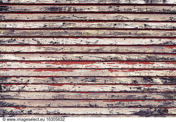 New Zealand  texture of wooden hut  close-up