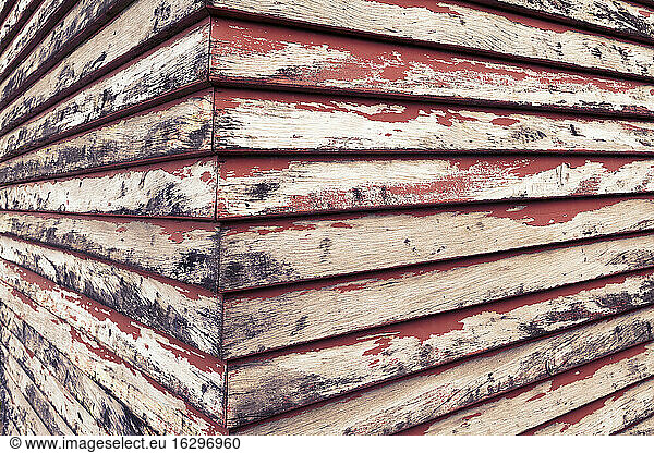 New Zealand  Wooden hut  close-up