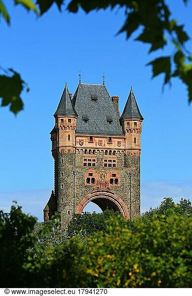 Nibelungenbrücke ist eine Sehenswürdigkeit von Worms. Worms  Rheinland-Pfalz  Deutschland  Europa