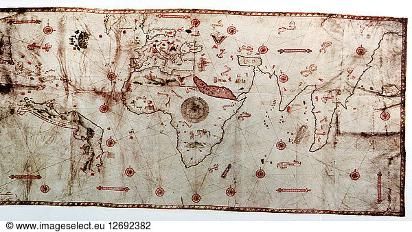 Niccolo Caveri Planisphere from 1502  this planisphere has no nomenclature and seems to refer to ?