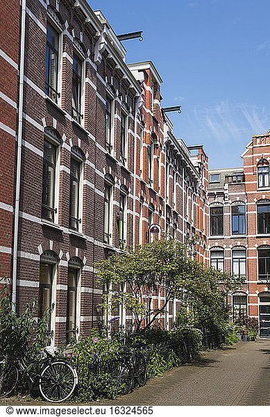 Niederlande  Grafschaft Holland  Amsterdam  Stadtteil Jordaan  Innenhof eines Wohnhauses