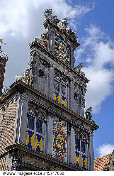 Niederlande  Nordholland  Hoorn  Niederwinkelansicht des Westfriesischen Museums
