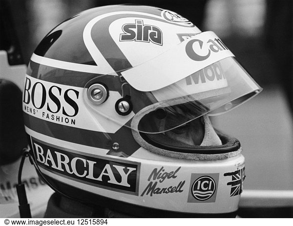 Nigel Mansell  1988. Künstler: Unbekannt
