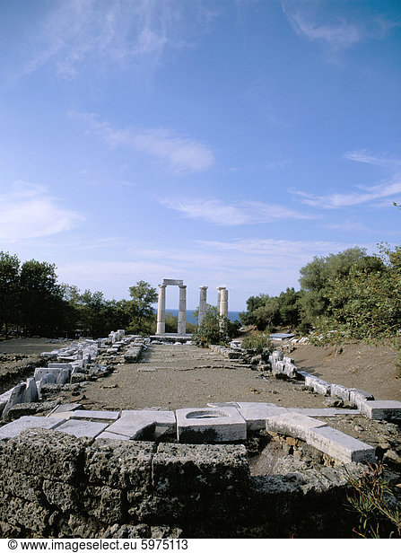Nike Tempel  Samothraki (Samothrake)  Ägäische Inseln  griechische Inseln  Griechenland  Europa