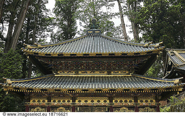 Nikko Toshogu Shrine temple in Nikko at spring  Japan
