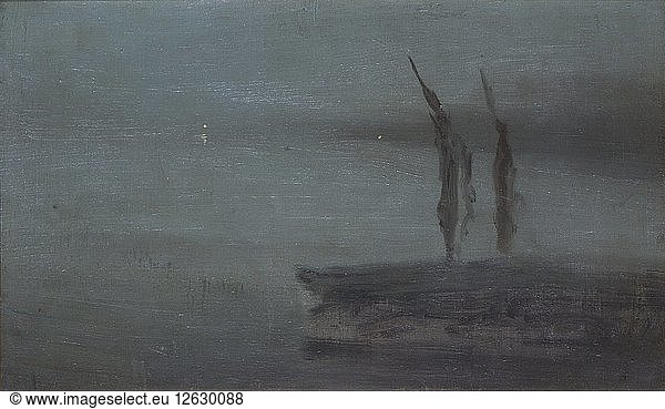 Nocturne  1854-1903. Artist: James Abbott McNeill Whistler.