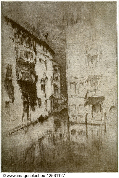Nocturne: Palaces  c1879 (1904).Artist: James Abbott McNeill Whistler