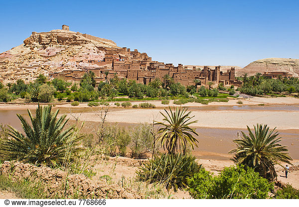 Nordafrika  Fluss  Big Ben  UNESCO-Welterbe  Afrika  Kasbah  Marokko