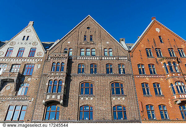 Norway  Bergen  Hanseatic townhouses of Bryggen