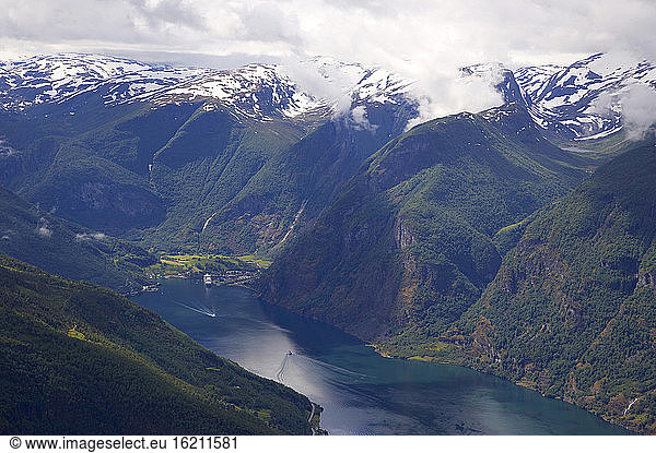 Norway  Fjord Norway  Aurlandsfjord