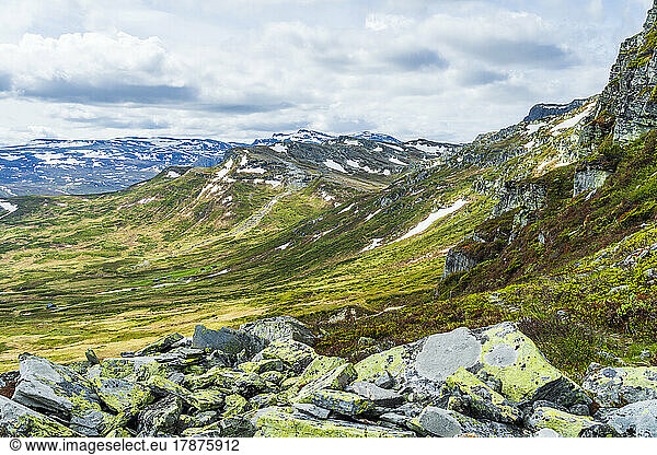 Norway  Innlandet  Valley in Jotunheimen National Park