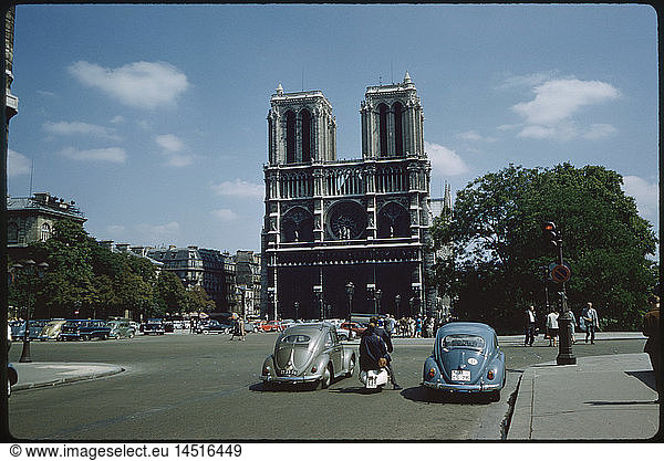 Notre Dame  Paris  France  1961