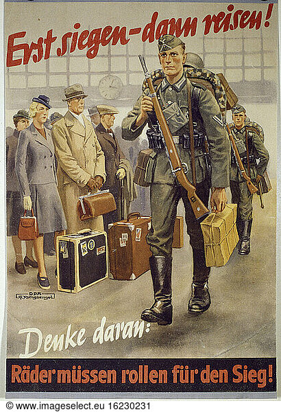 NSâ€“ Propaganda Poster / World War II.