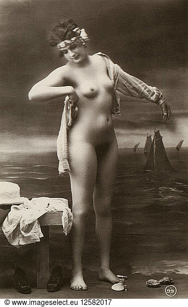 Nude  late 19th or early 20th century. Artist: Unknown