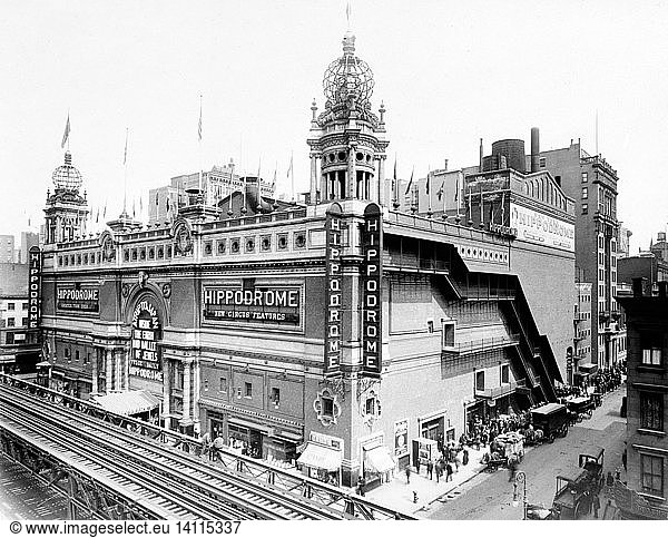 NYC  Hippodrome Theatre  1910