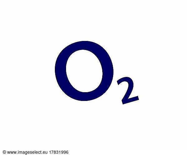 O2  gedrehtes Logo  Weißer Hintergrund