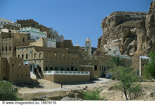 Oase Wadi Al Ain  Jemen  Asien