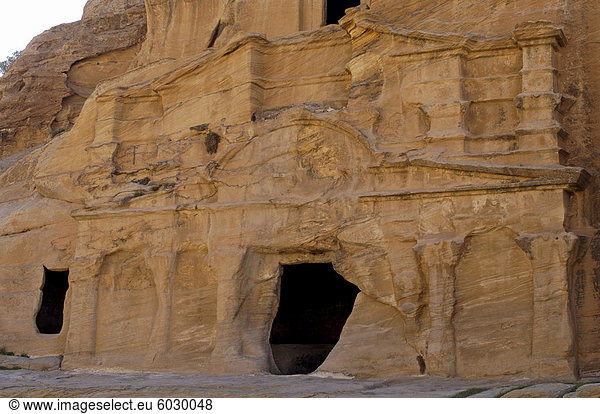 Obelisk Grab  Petra  UNESCO World Heritage Site  Jordanien  Naher Osten
