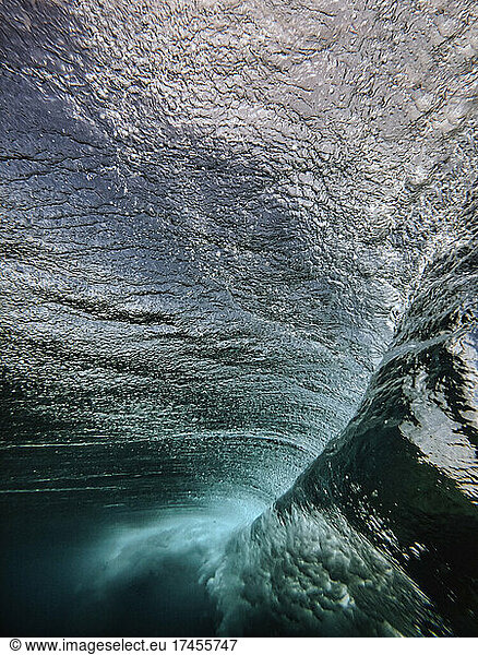 Ocean wave texture  Underwater view