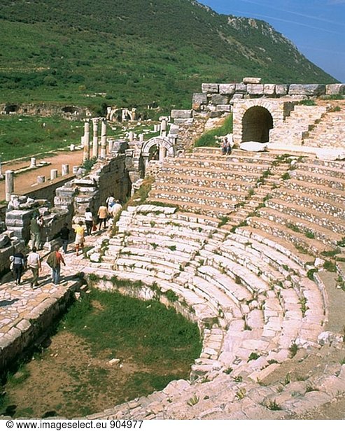 Odeion  Ruinen von Ephesus  Türkei