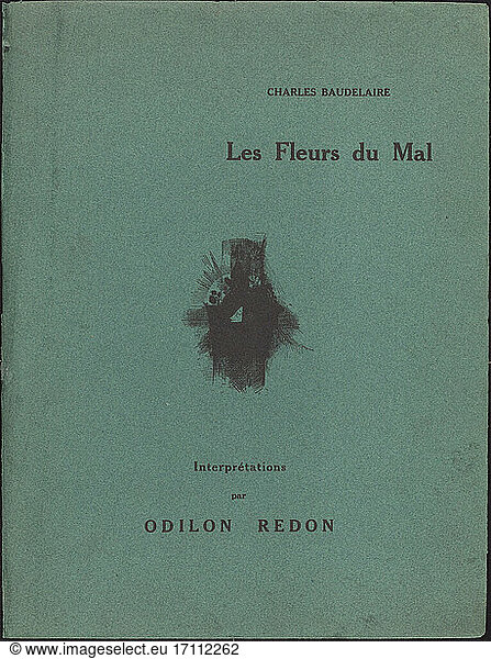 Odilon Redon  1840 – 1916. Les Fleurs du Mal  1890. Portfolio with 9 lithographs.
Inv. Nr. 1944.2.52–60 
Washington  National Gallery of Art.