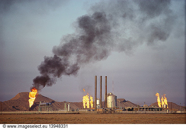 Oil production in Iran