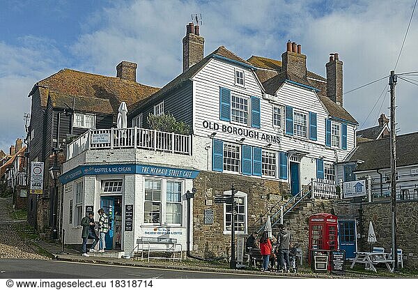 Old Borough Arms  Mermaid Street  Rye  East Sussex  England  Großbritannien  Europa