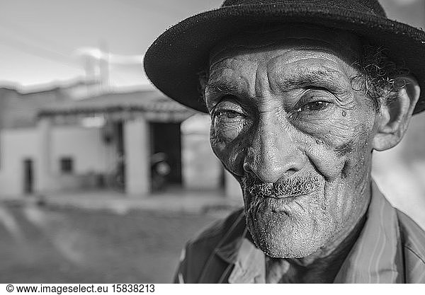 Old man in Juazeiro do Norte  northeast Brazil