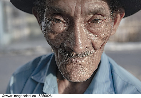 Old man in Juazeiro do Norte  northeast Brazil
