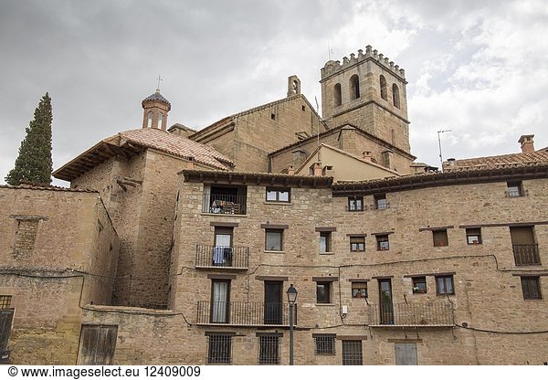 Old mediterranean village Mora de Rubielos  province of Teruel  Aragon-Spain