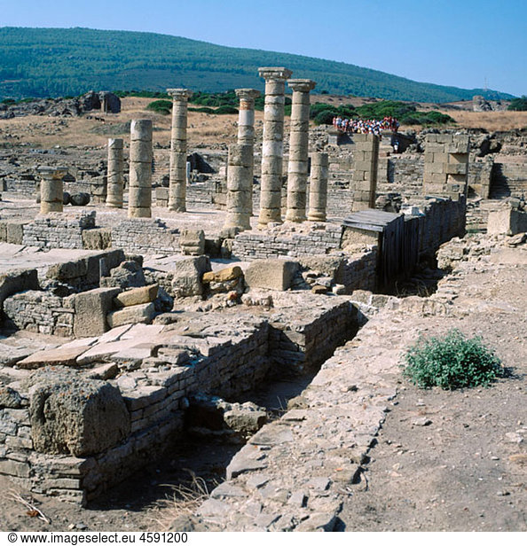 Old roman city of Baelo Claudia (II BC). Tarifa. Cadiz province. Spain