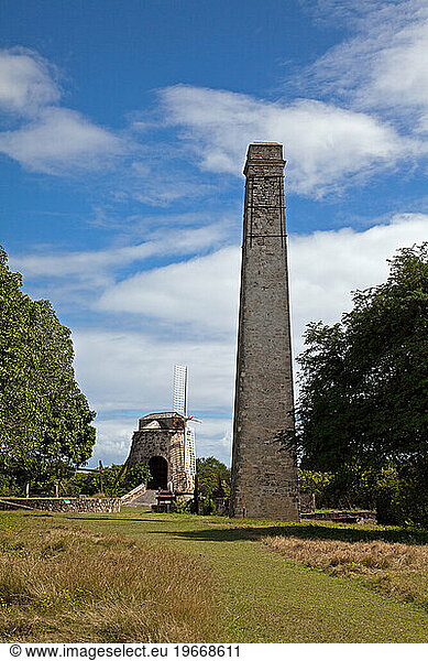 Old sugar cane plantation  Estate Whim  St. Croix  US Virgin Islands