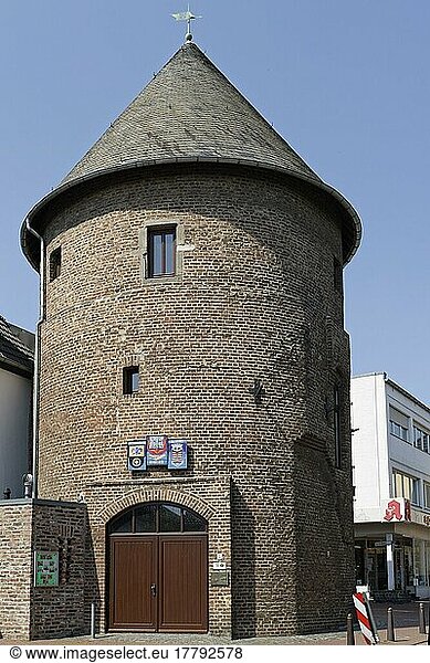 Old tower  Aldenhoven  Dueren  NRW  Germany  Europe