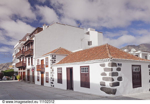 Old town of Los Llanos de Adriane  La Palma  Canary Islands  Spain  Europe