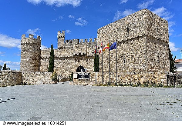 Olmillos de Sasamon  Burg-Palast  15. Jahrhundert. Provinz Burgos  Kastilien und Leon  Spanien.