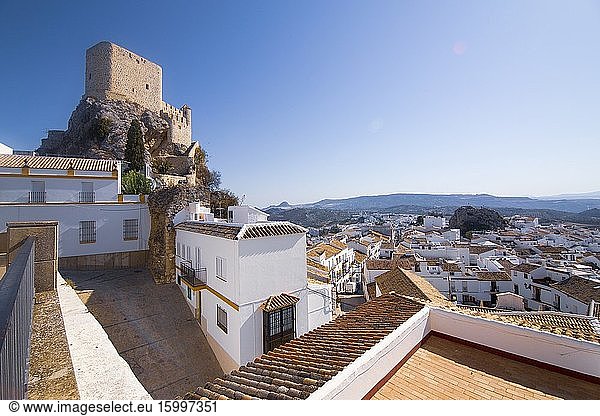 Olvera is one of the most beautiful villages in Spain  on October 9  2017 Andalusia Spain.